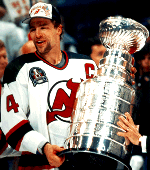 Scott Stevens  with the CuP